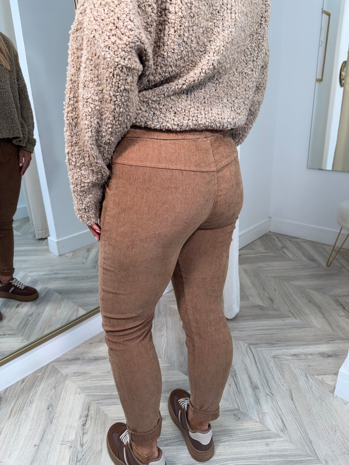 Cord Magic Pants - CARAMEL