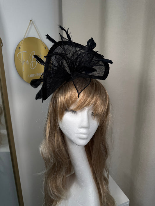 Lovella Fascinator - Black