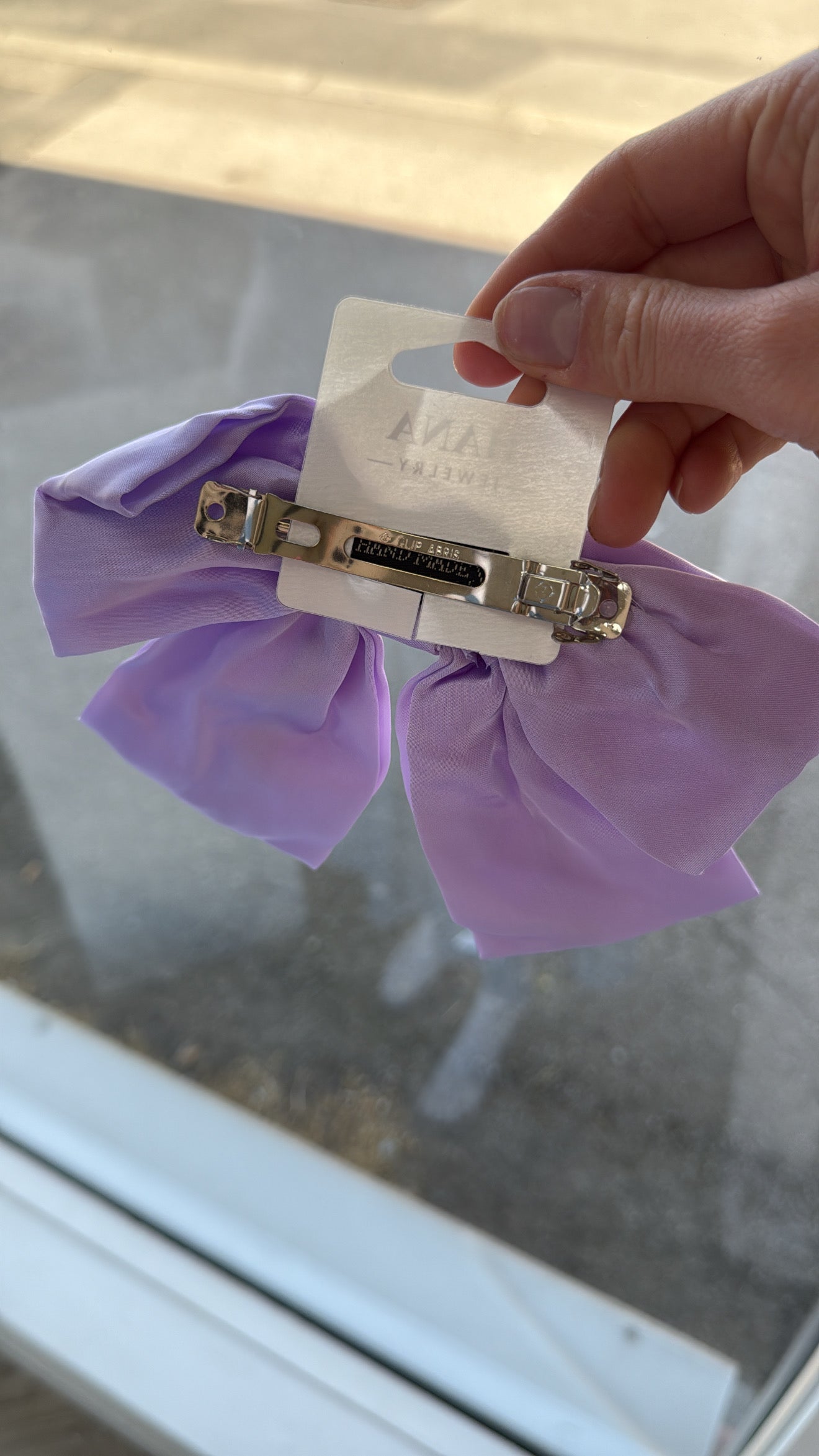 Hair Bow - Pastel Purple