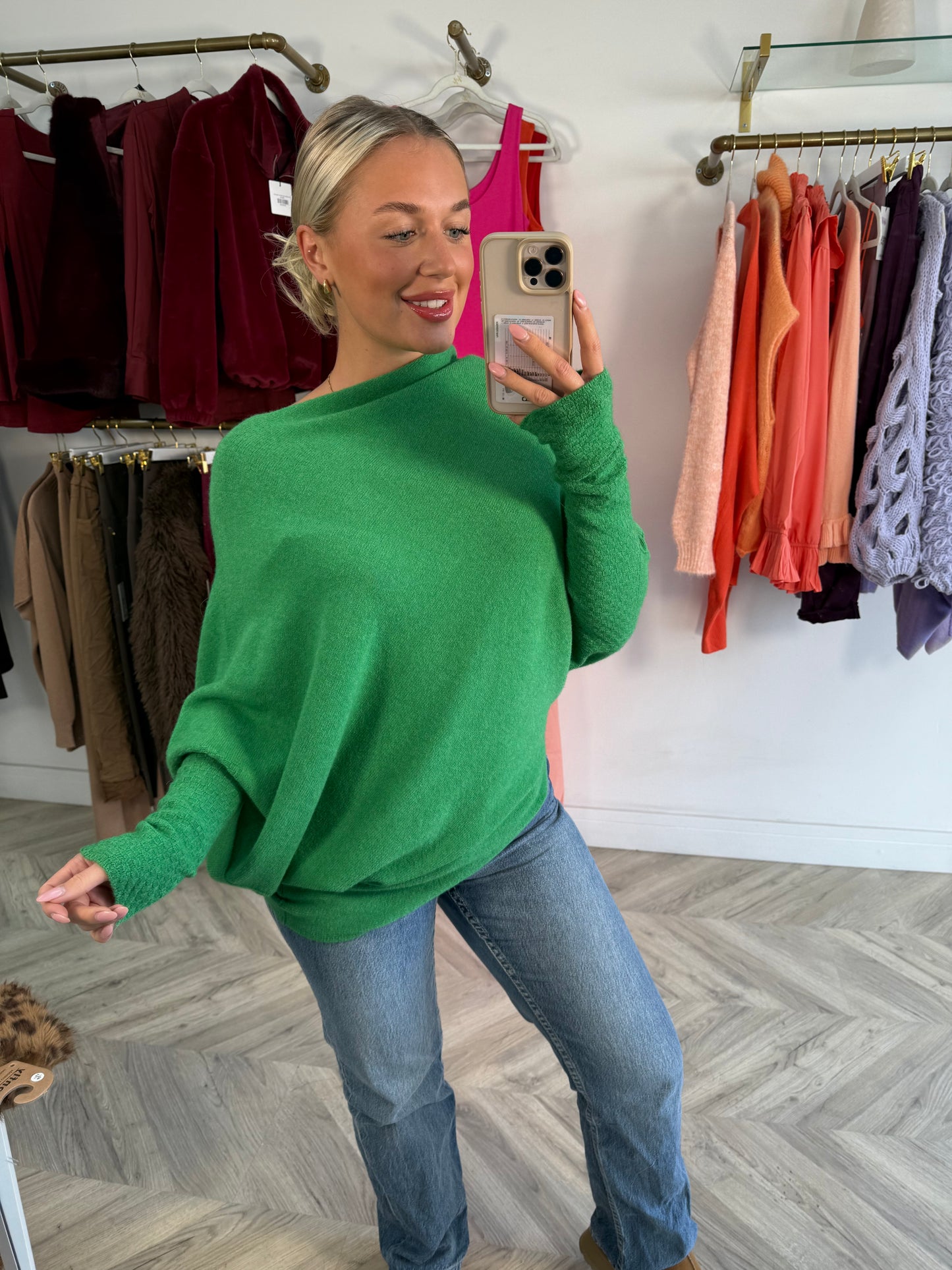 Pear Erika Asymmetric Jumper
