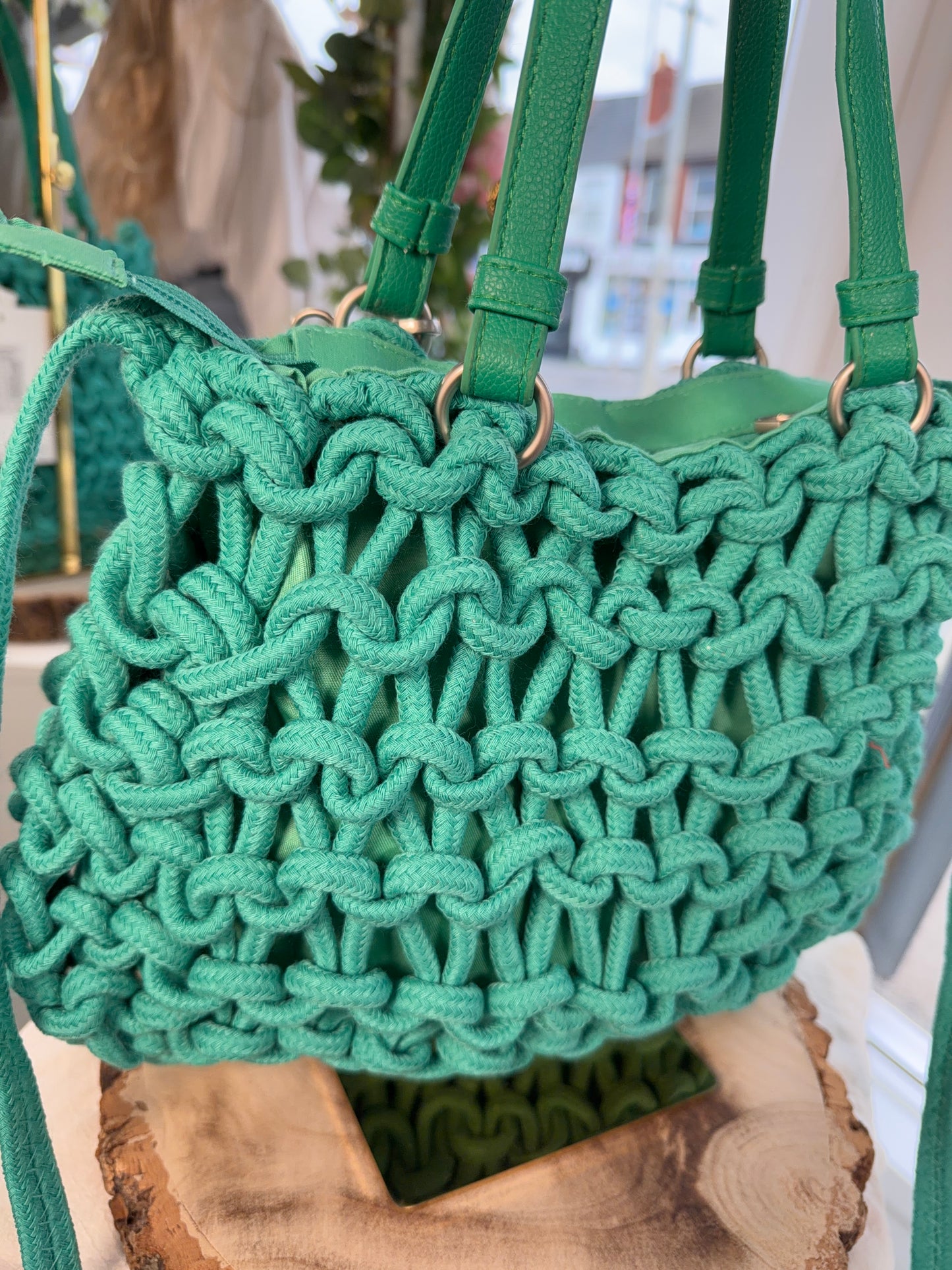 Easy Luxe Knot Handbag - Turquoise
