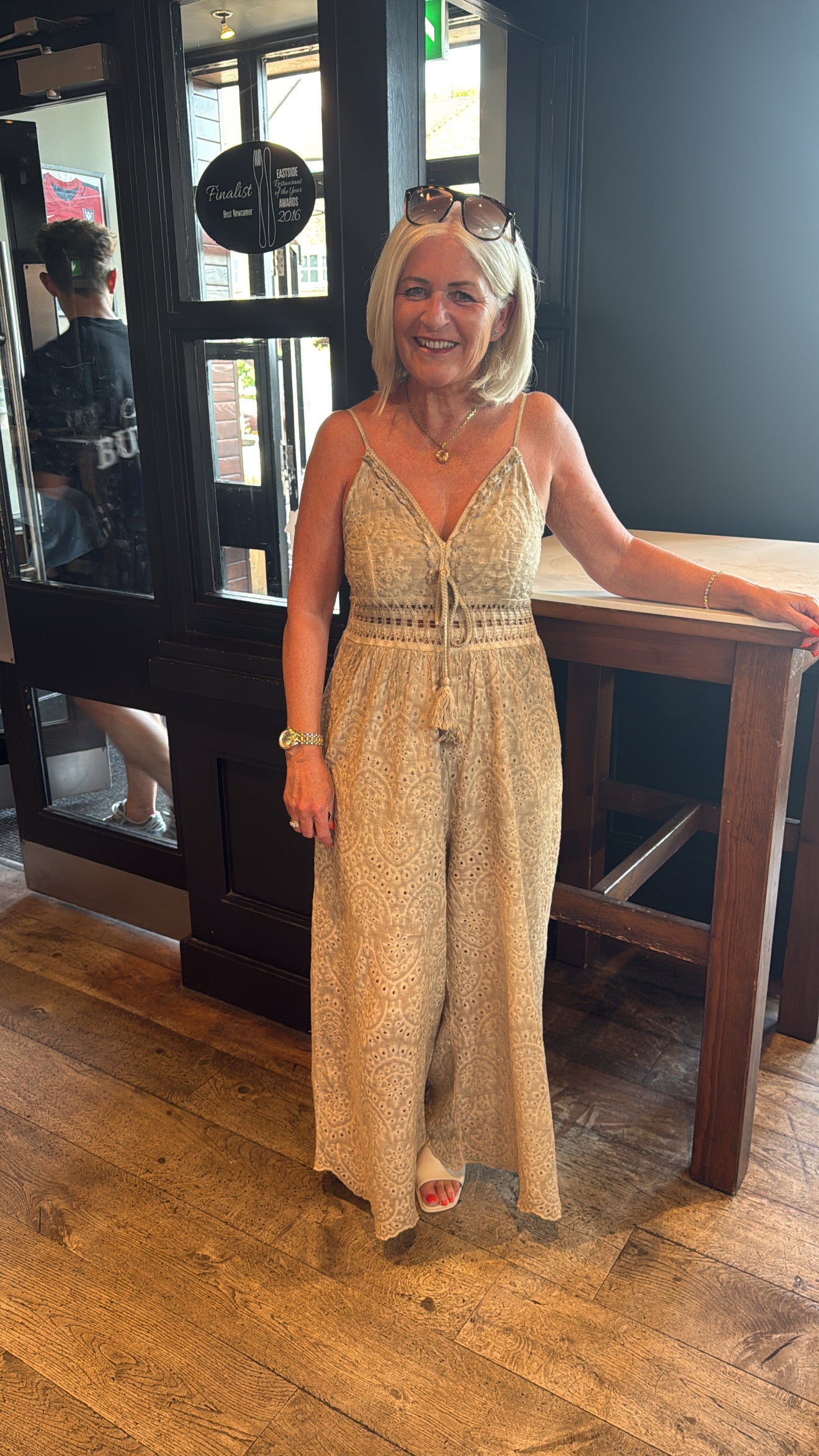 Samantha Broderie Anglaise Jumpsuit