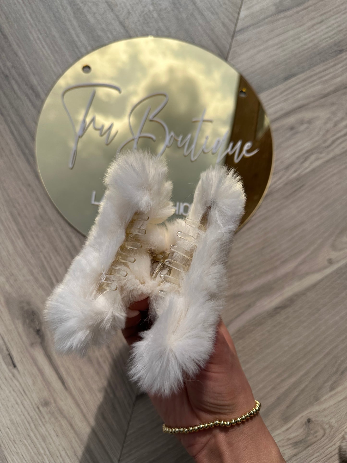 Extra Soft Fluff Hair Clip