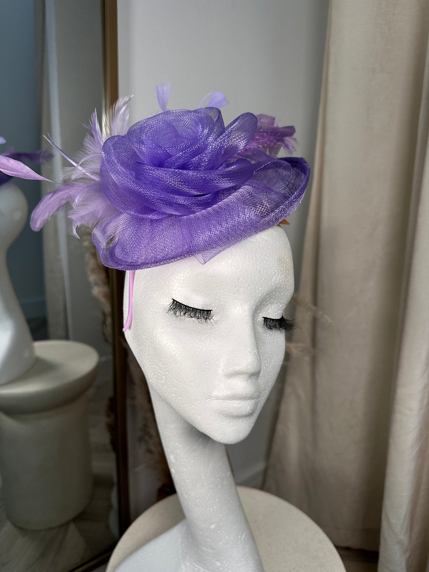 Purple Kirsty Fascinator