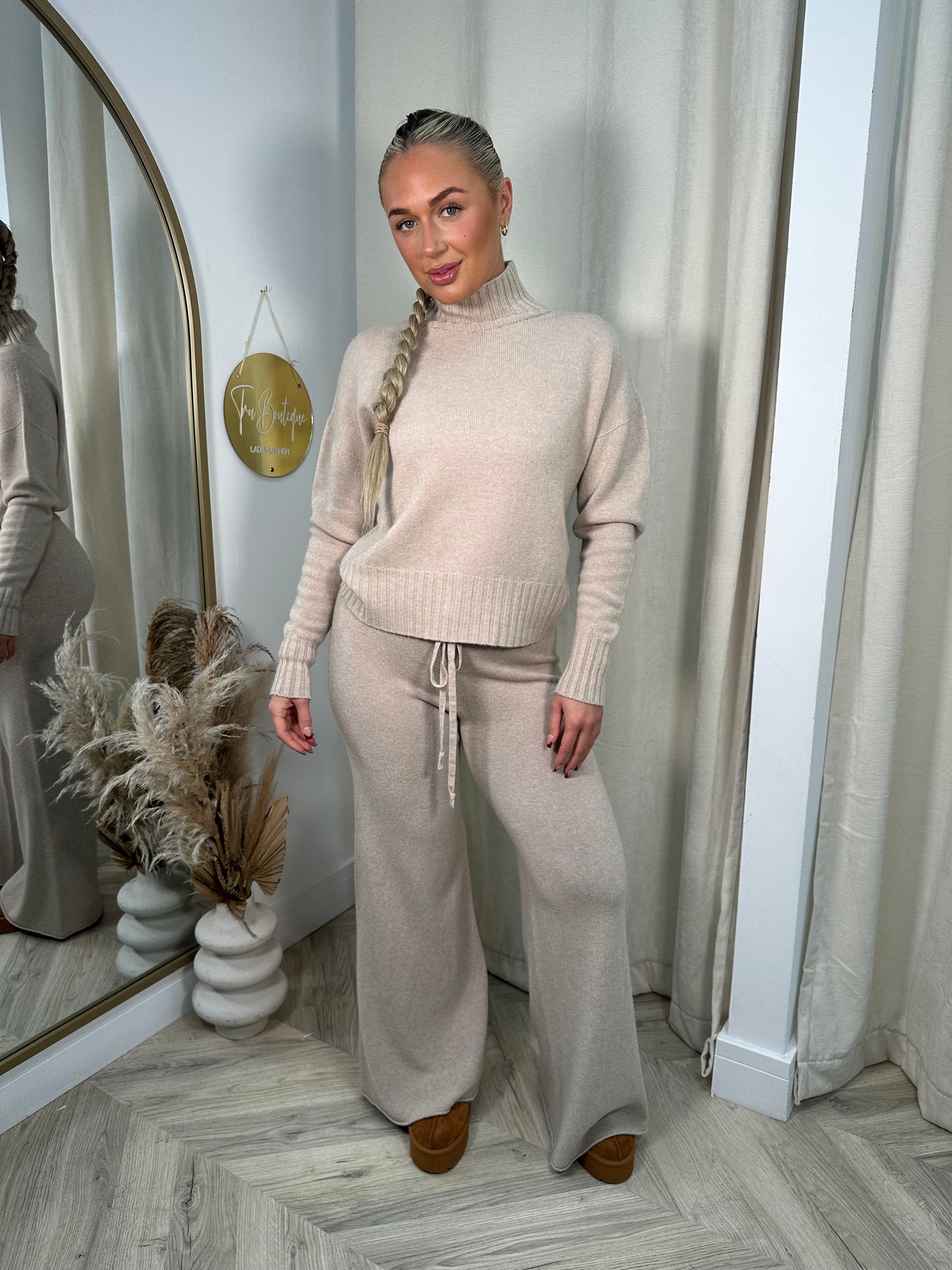 Stone Erika Long Sleeve Sweater