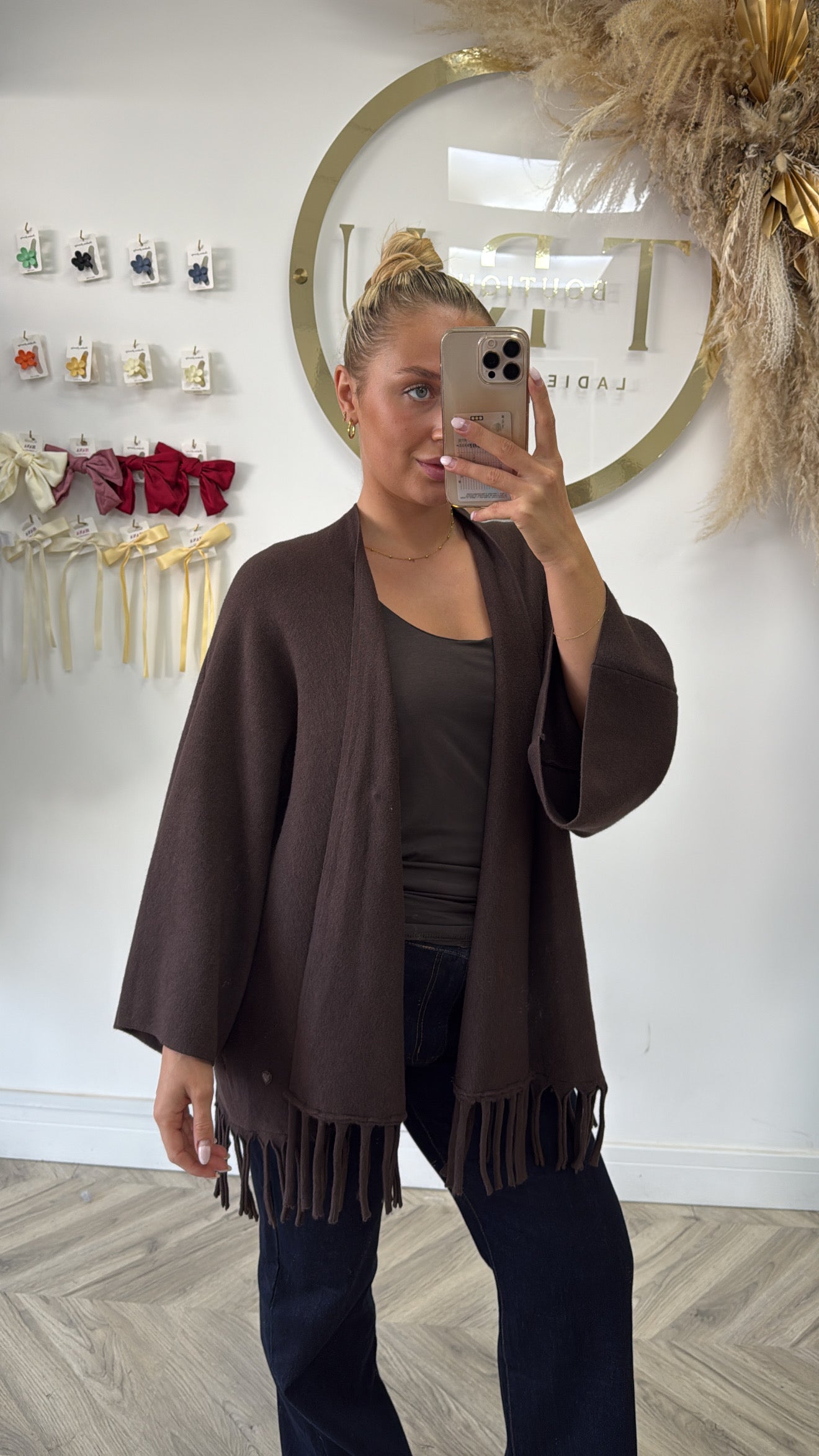 Brown Gabriella Cardigan