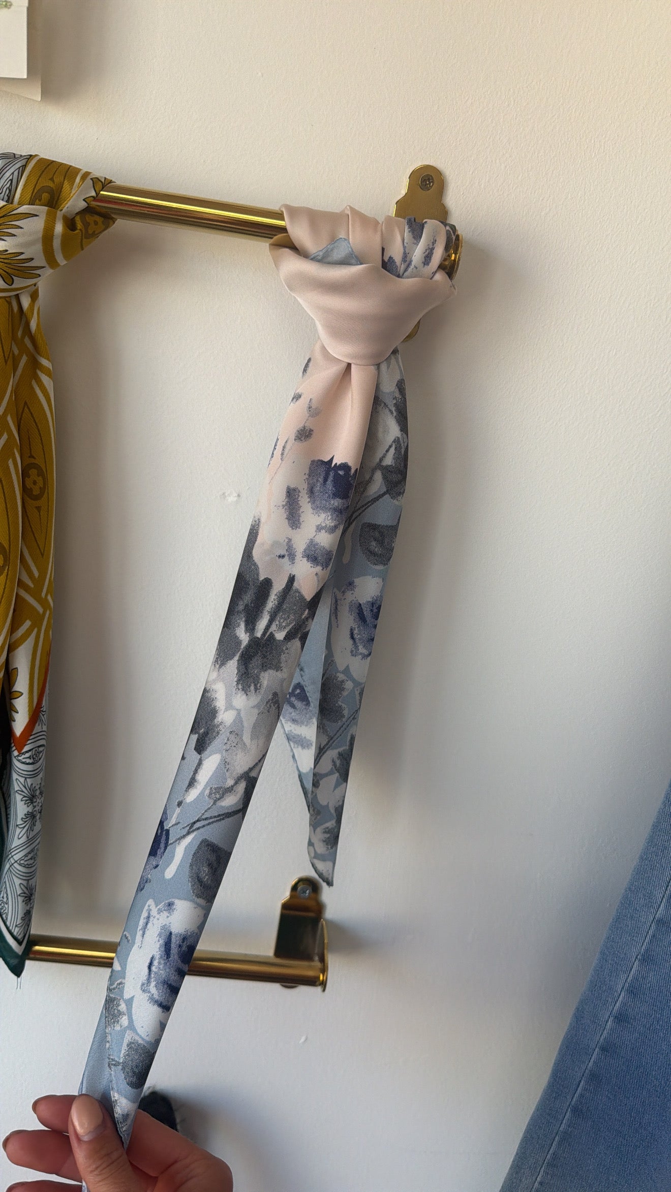 Satin Neck Scarf - A