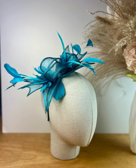 Morella Fascinator - Teal