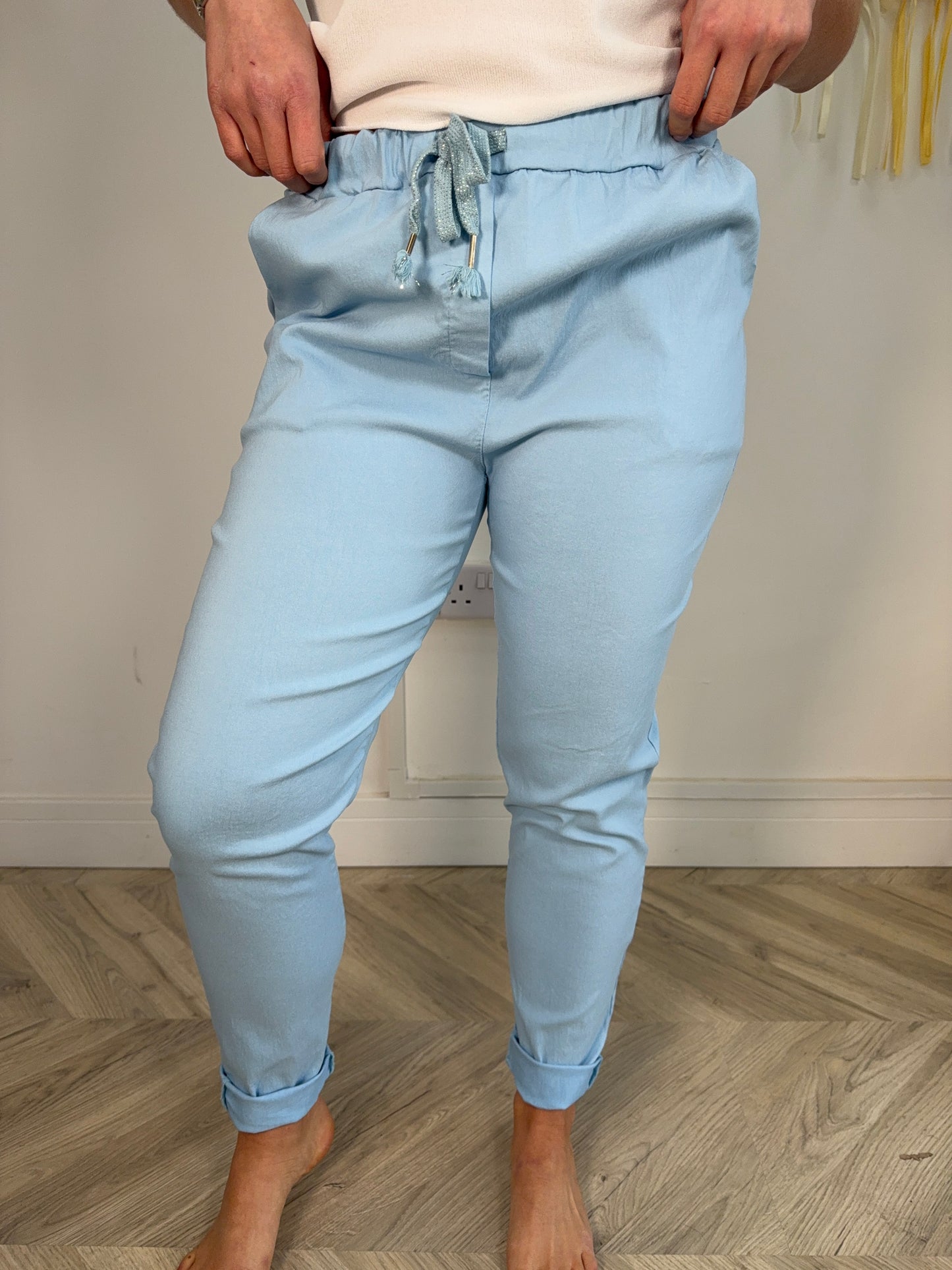 Pastel Blue Magic Pants Trousers