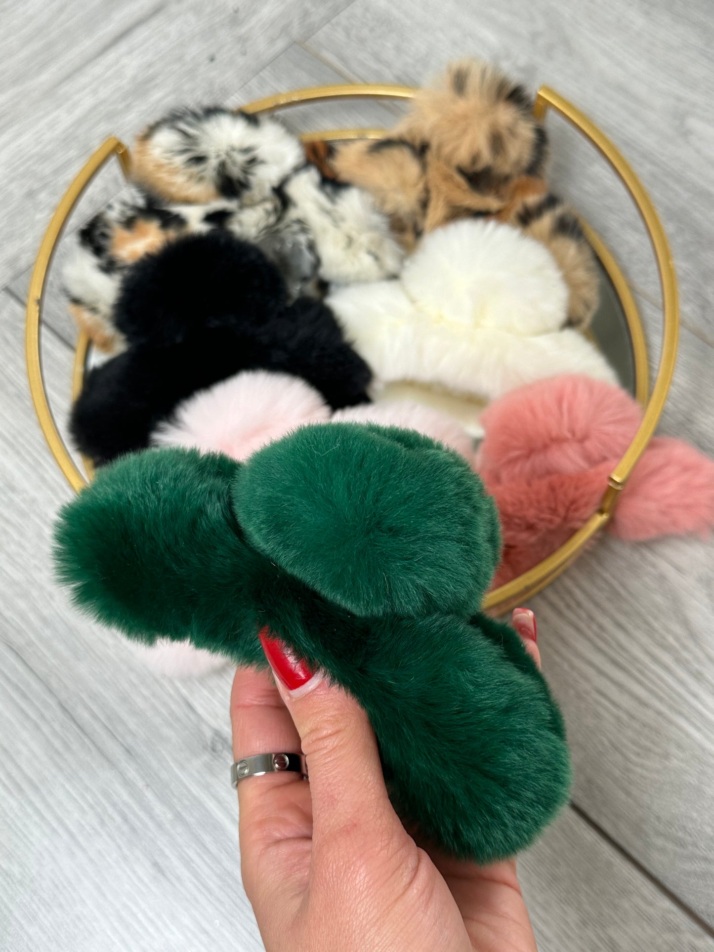 Extra Soft Fluff Hair Clip