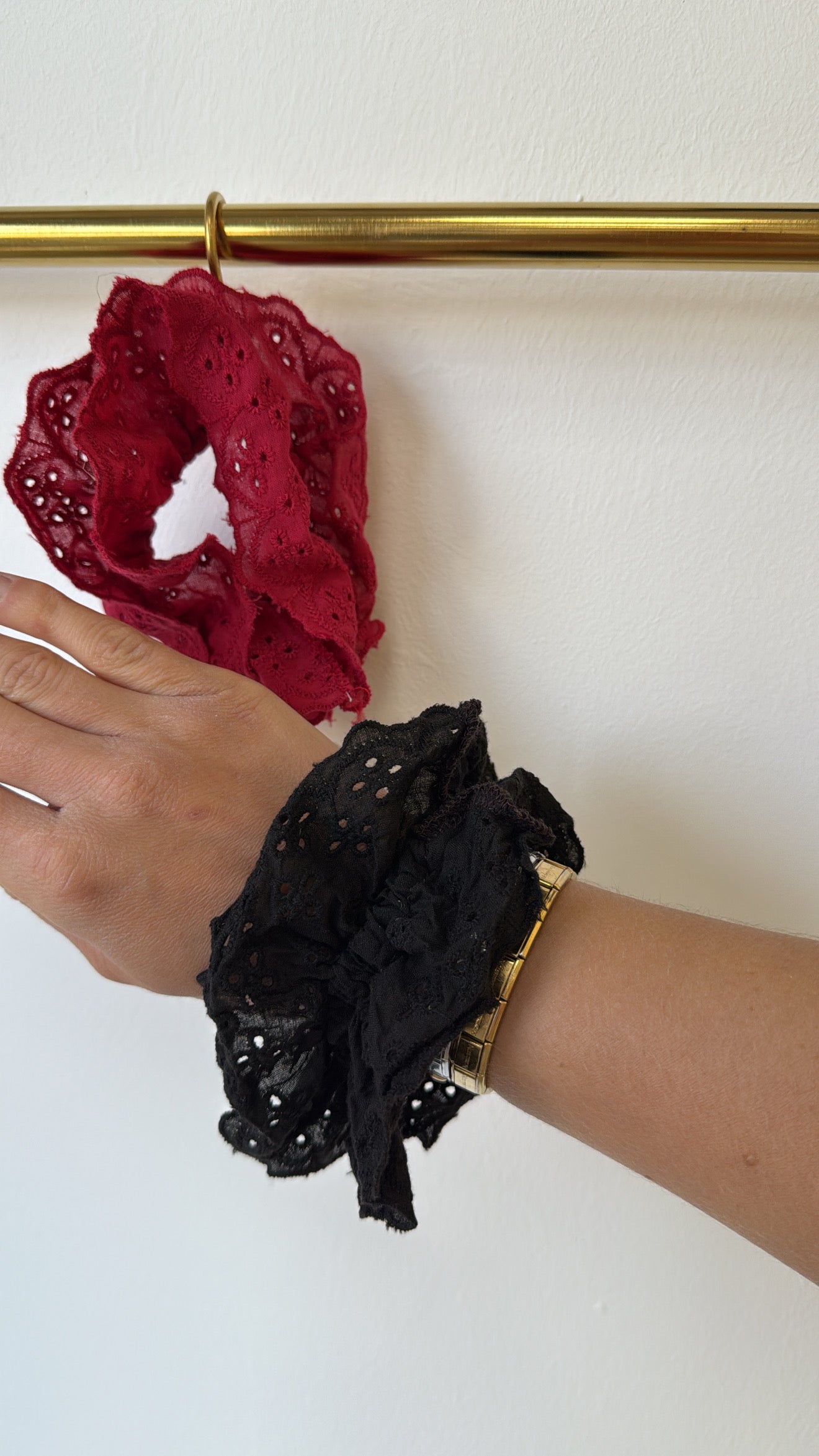 Lace Hair Scrunchies