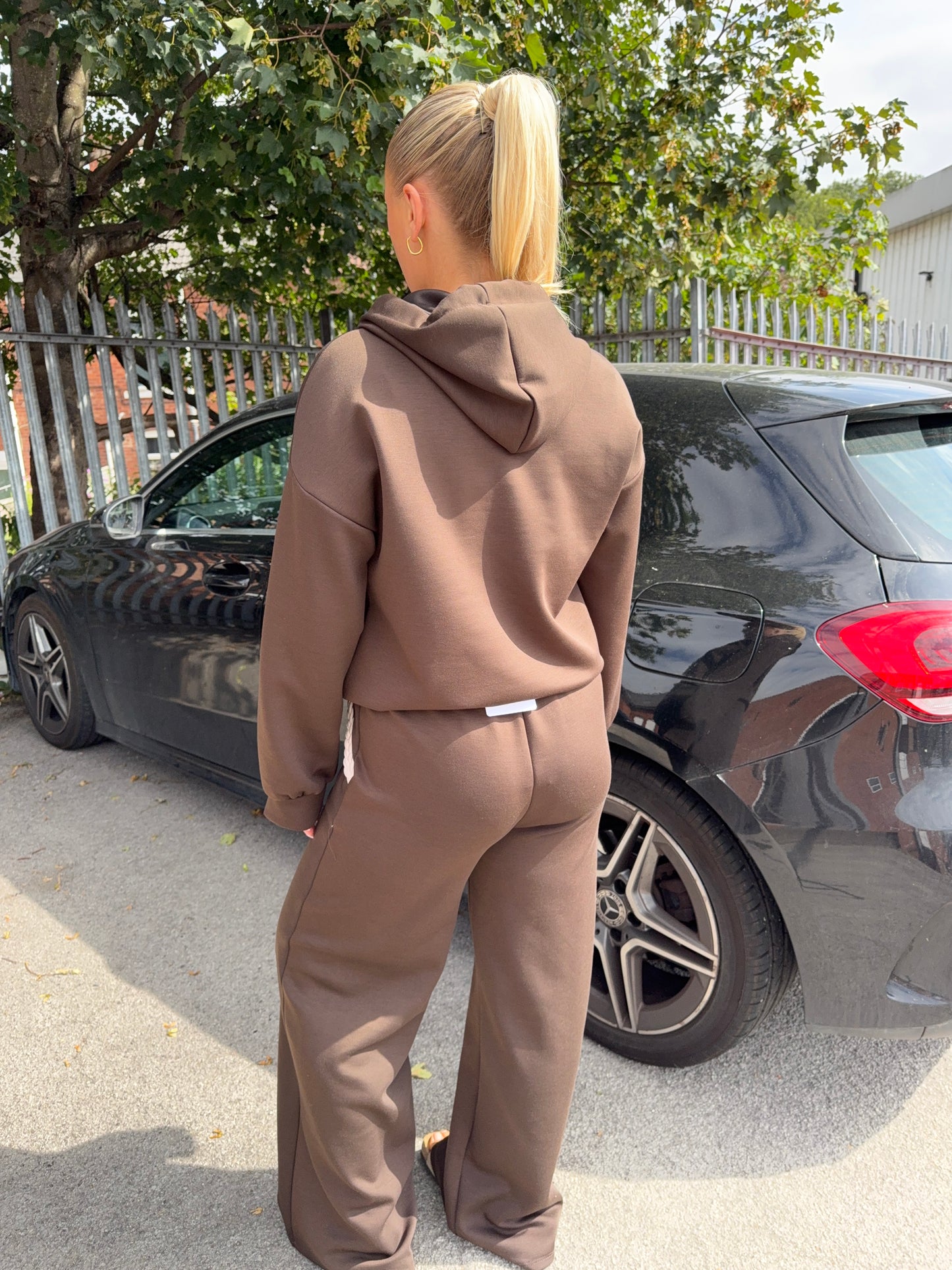Marigold Rope Detailed Tracksuit - Chocolate