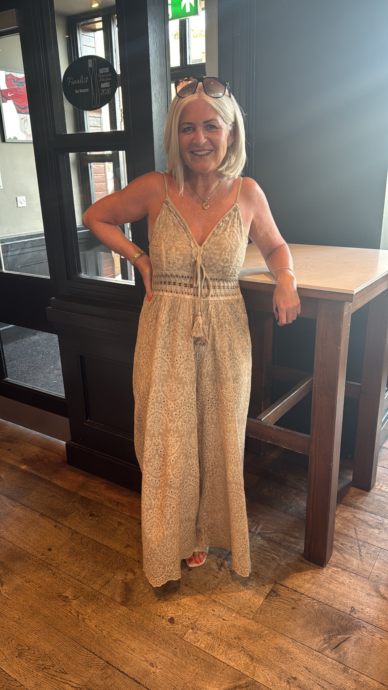Samantha Broderie Anglaise Jumpsuit