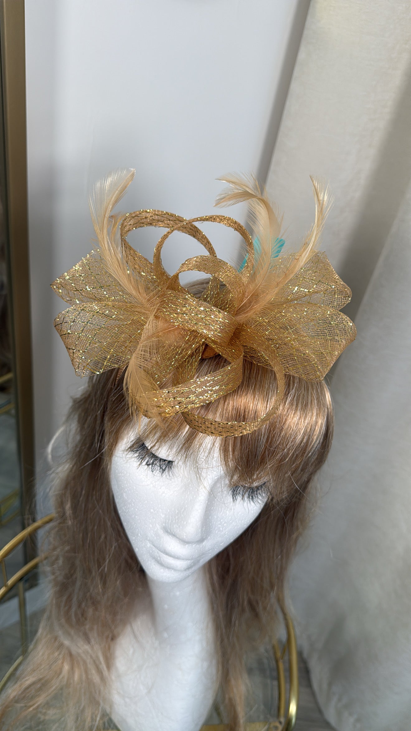 Nevali Fascinator - Gold