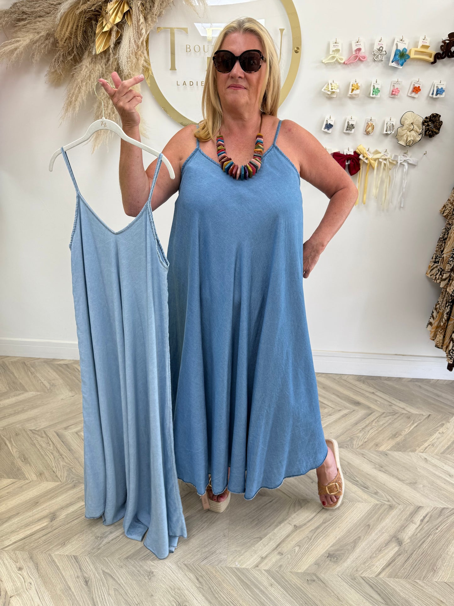 Leanie Strappy Maxi Dress