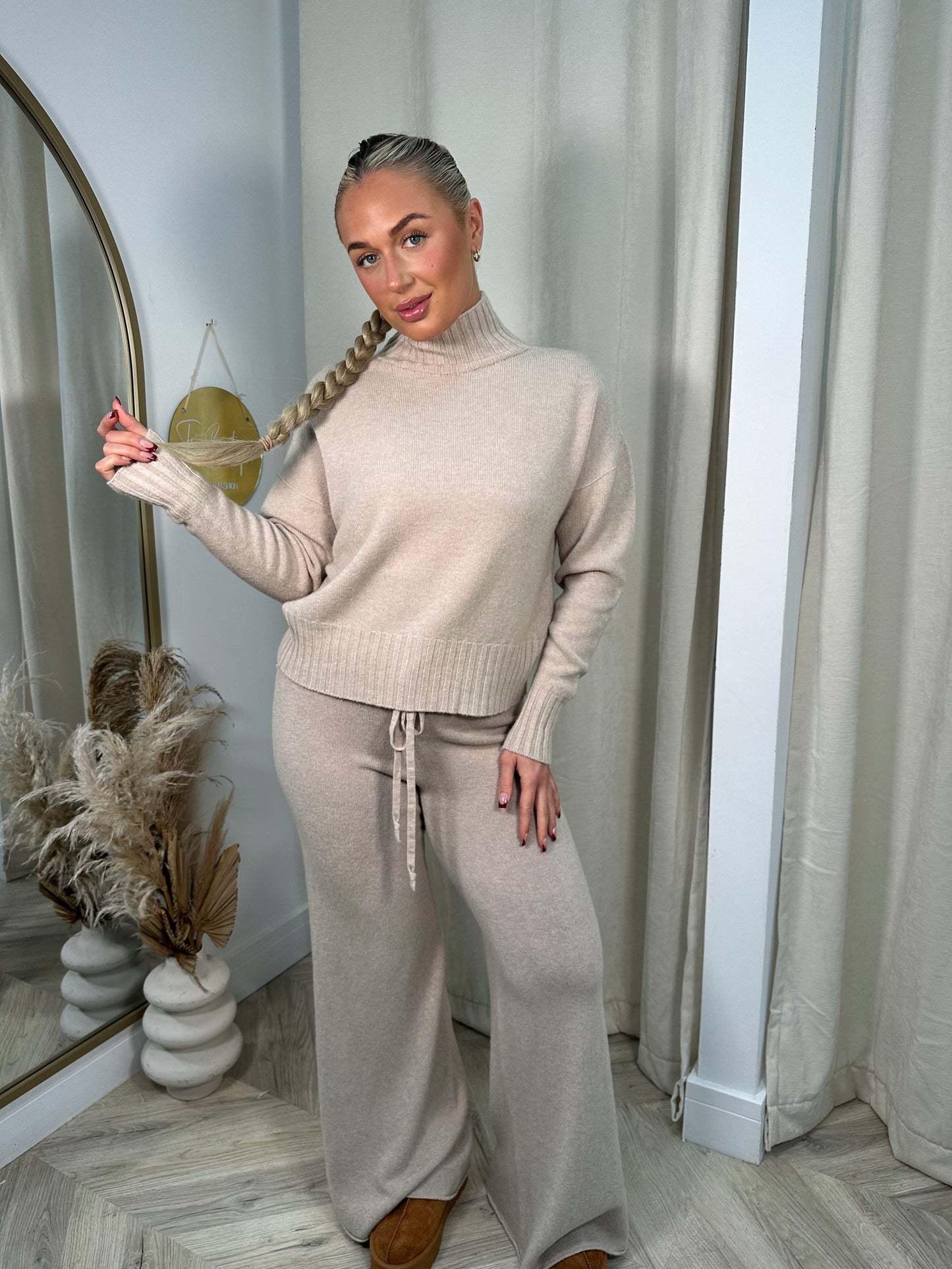 Stone Erika Long Sleeve Sweater