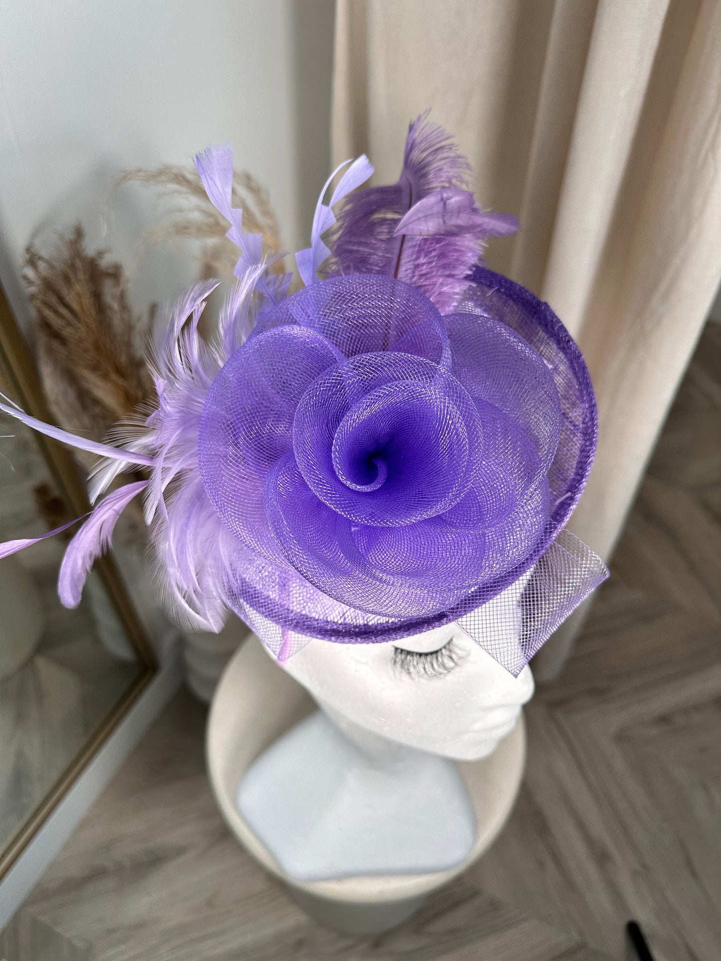 Purple Kirsty Fascinator