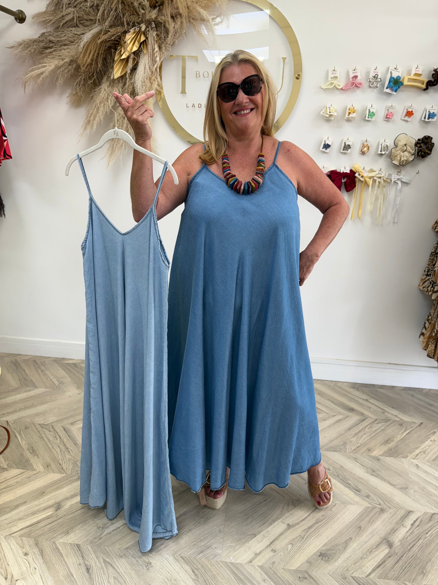 Leanie Strappy Maxi Dress