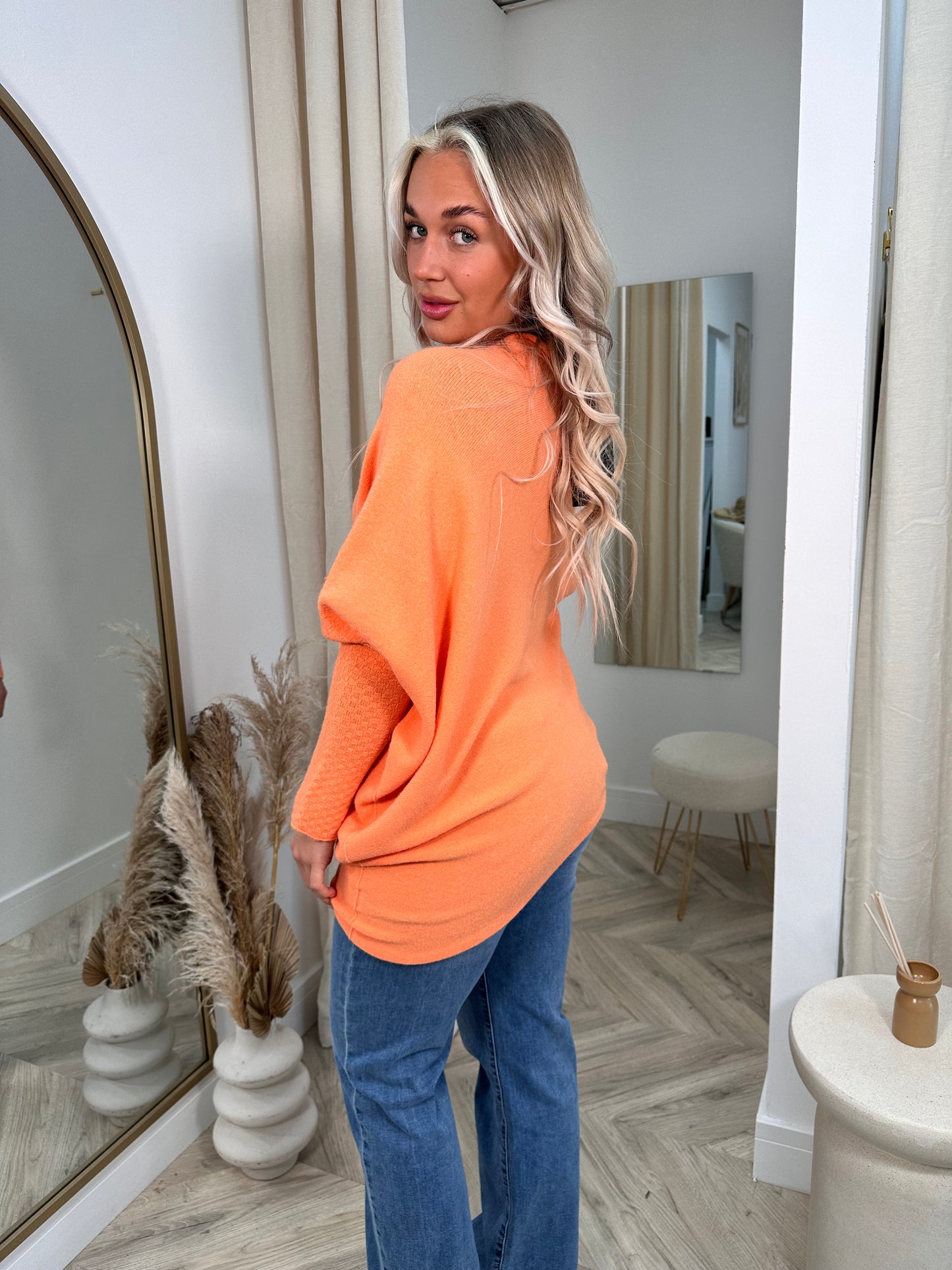 Pastel Orage Erika Asymmetric Jumper