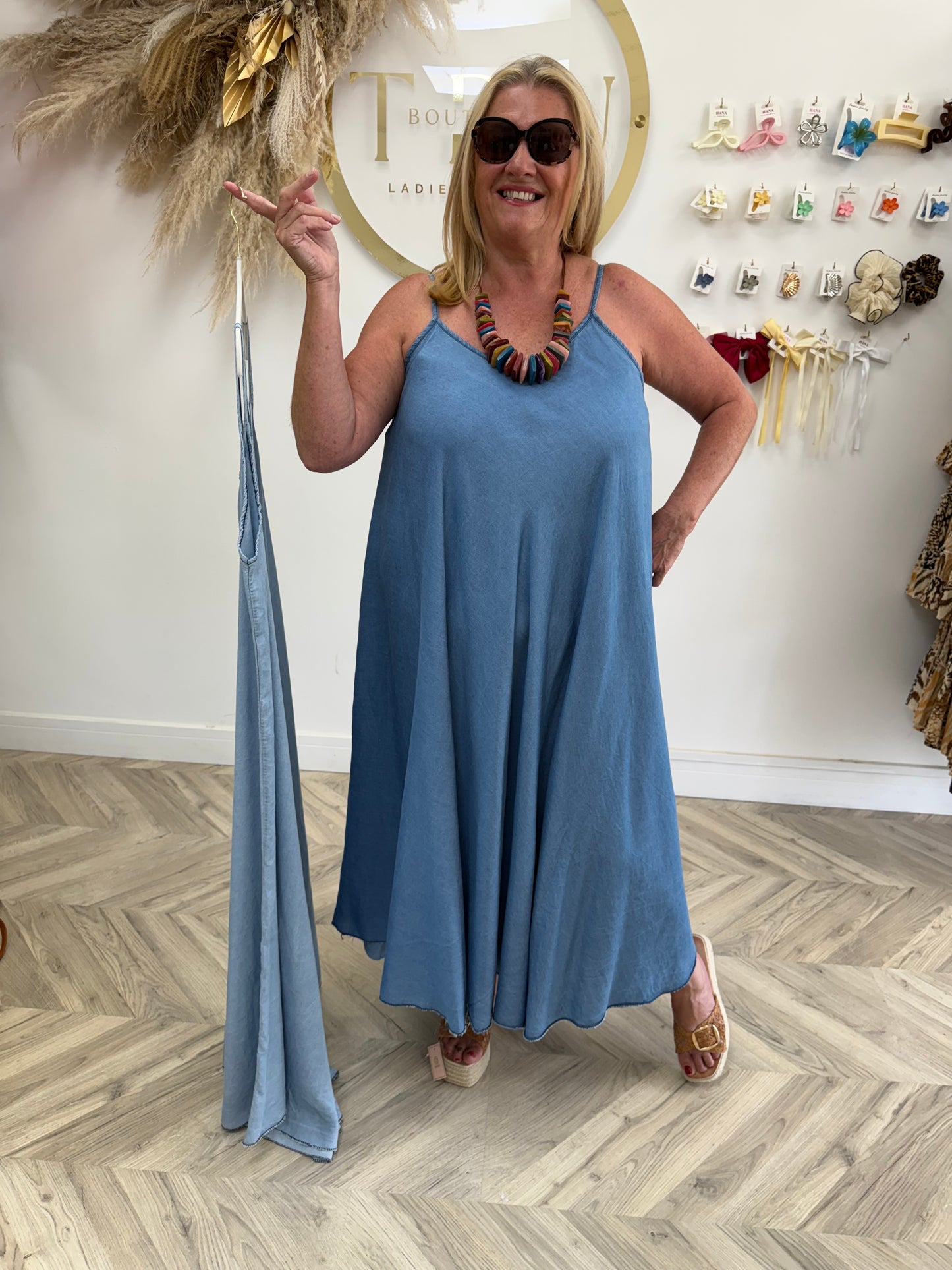 Leanie Strappy Maxi Dress