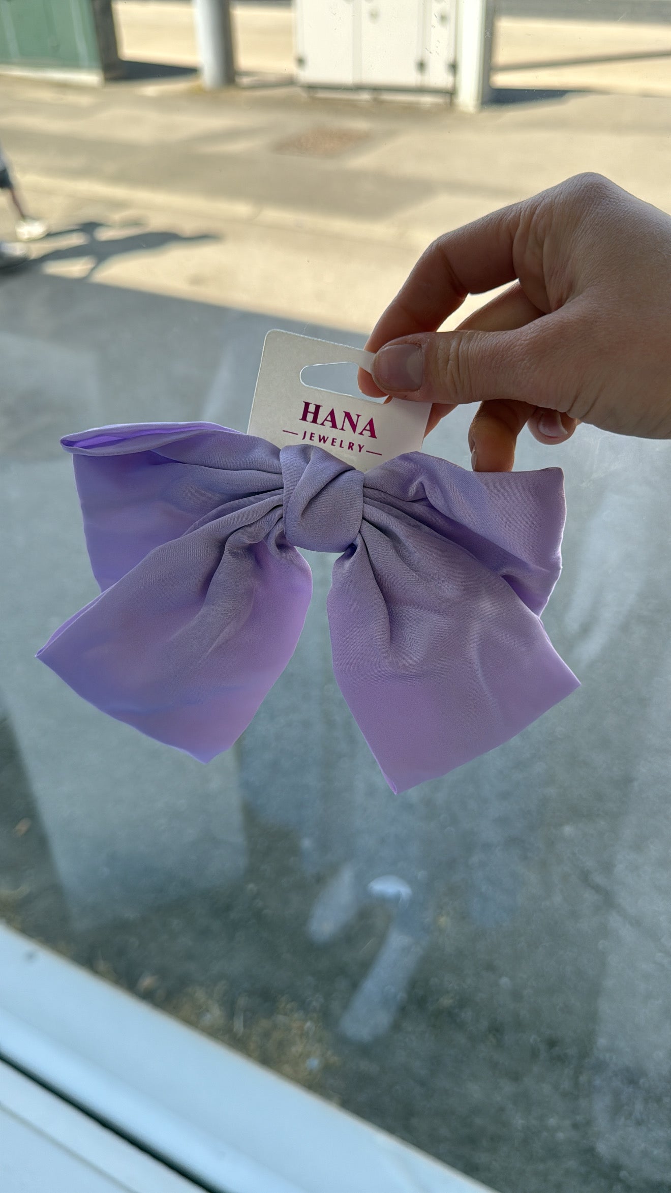 Hair Bow - Pastel Purple