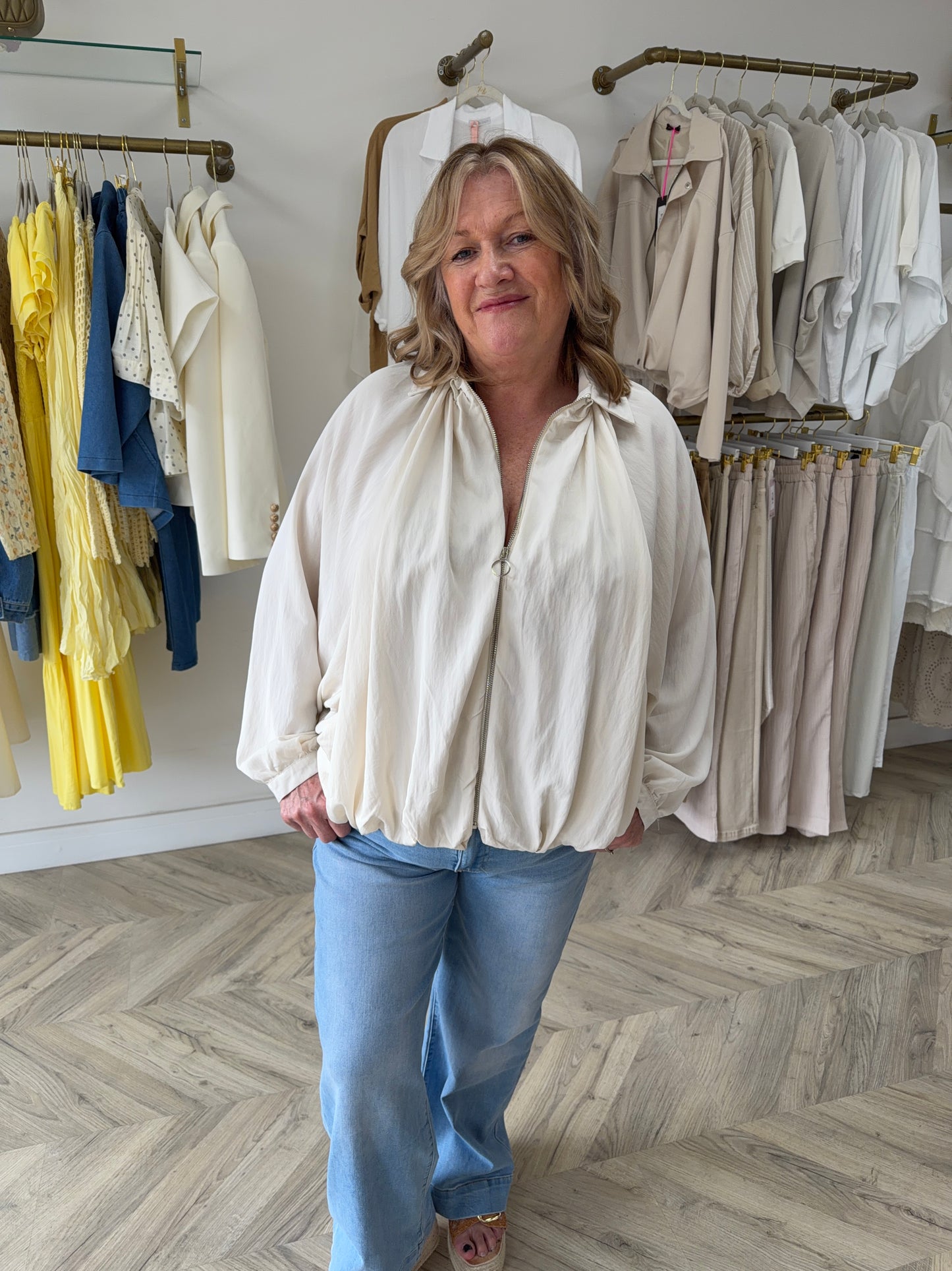 Hyacinth Jacket - Cream