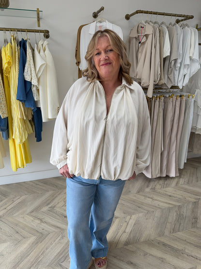 Hyacinth Jacket - Cream