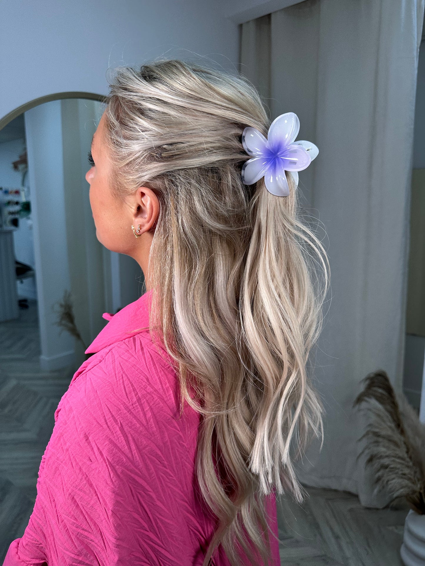 Ombre Flower Hair Clip