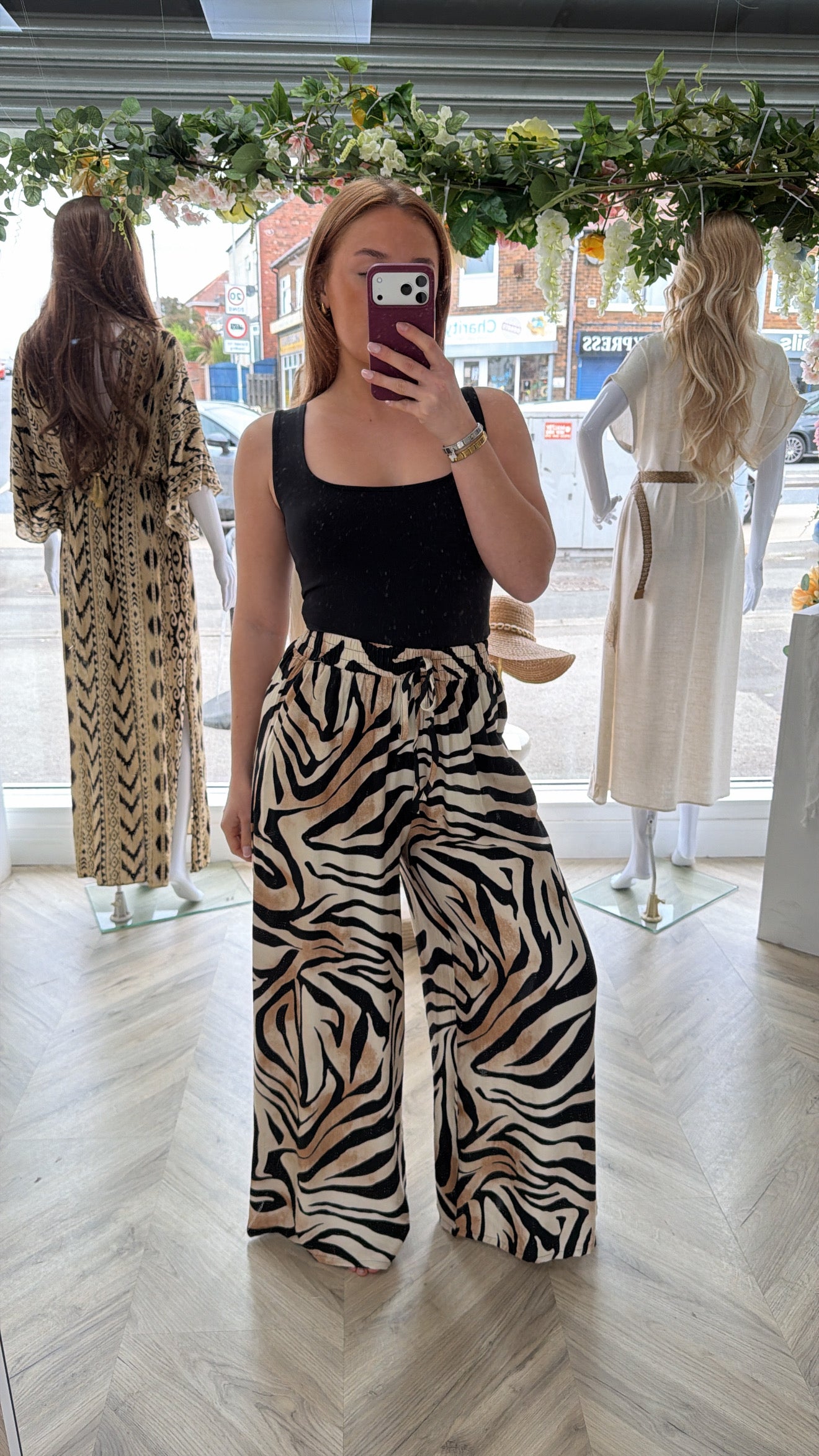 Nola Trousers - Leopard