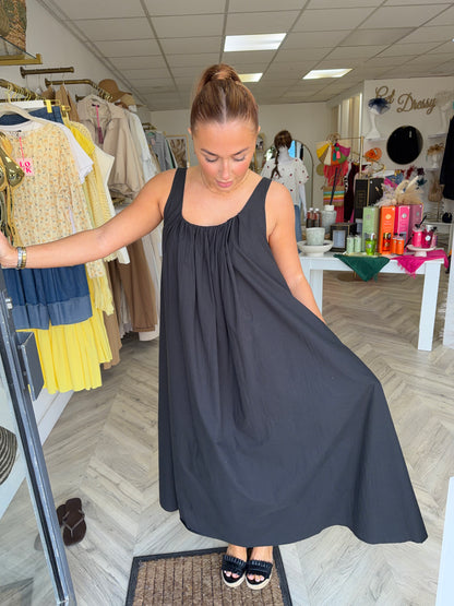 Augusta Maxi Dress - Black