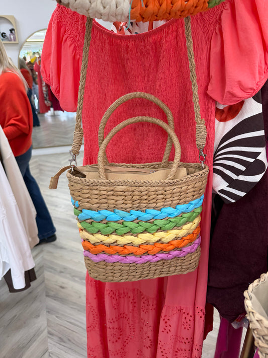 Keeya Multi Mini Tote Crochet Bag