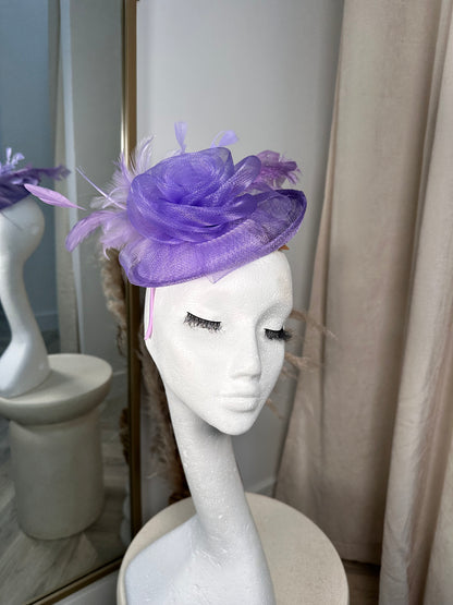 Purple Kirsty Fascinator