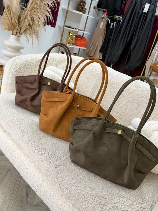 Milan Suede Everyday Tote Bag