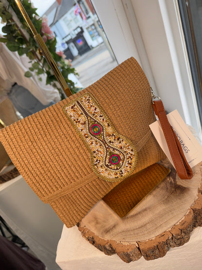 Tulum Crush Bohemian Style Clutch