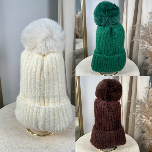 Kyra Pom Pom Hats