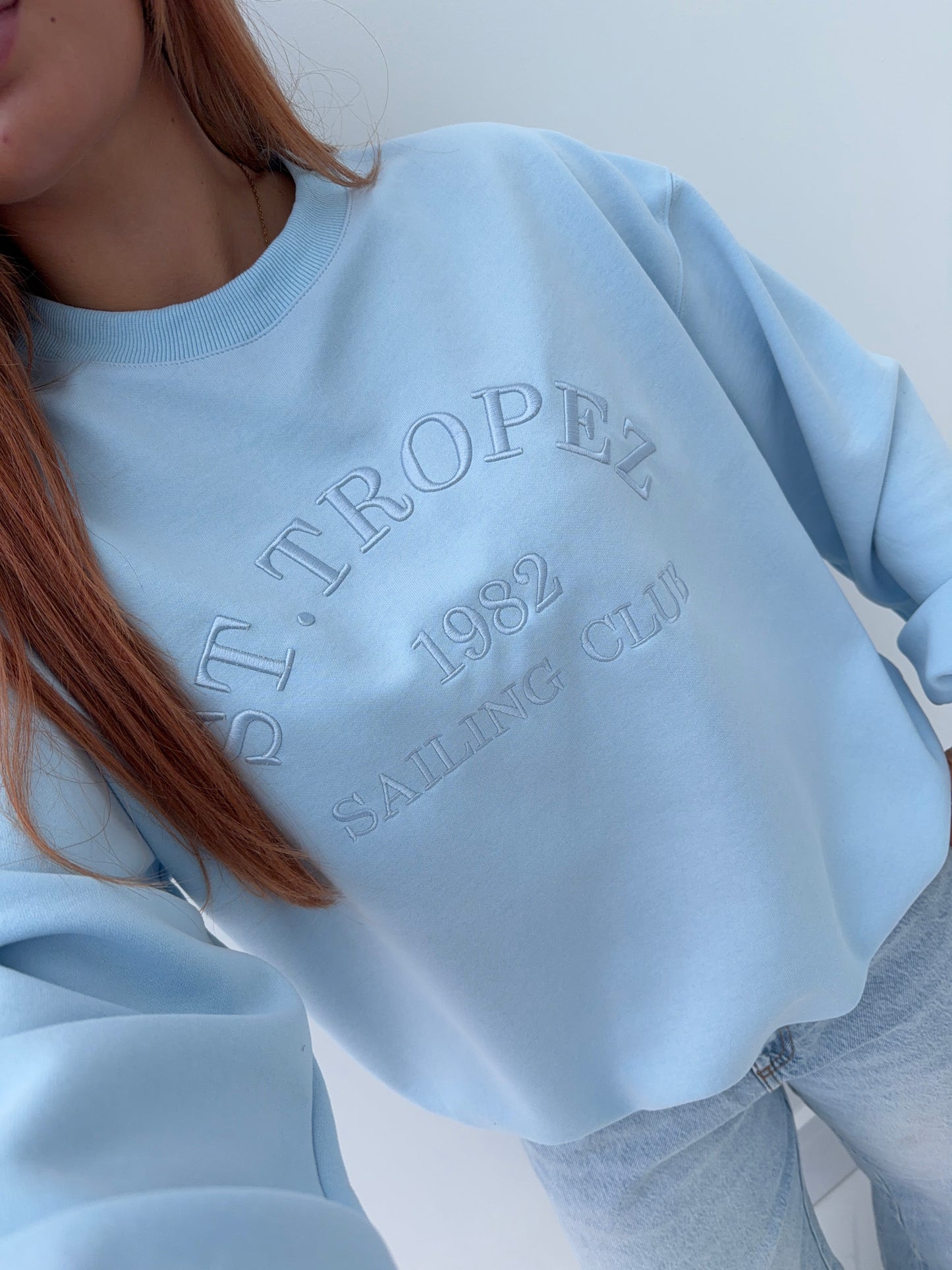 Margaux Sweater - Pastel Blue