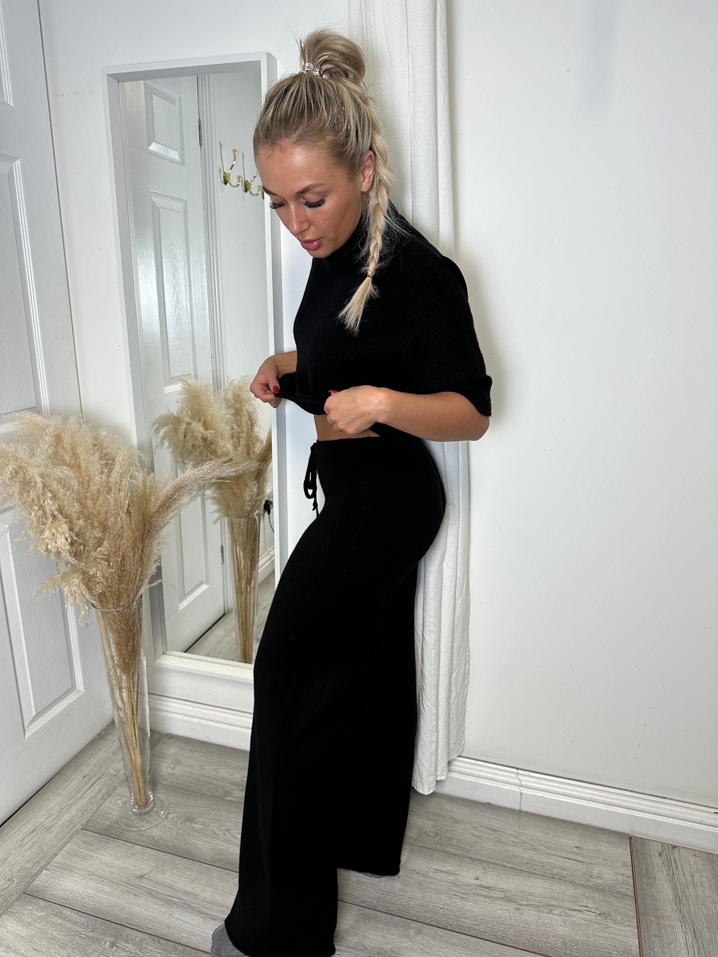 Black Erika Trousers