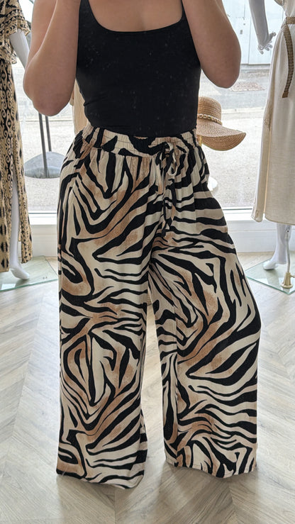 Nola Trousers - Leopard