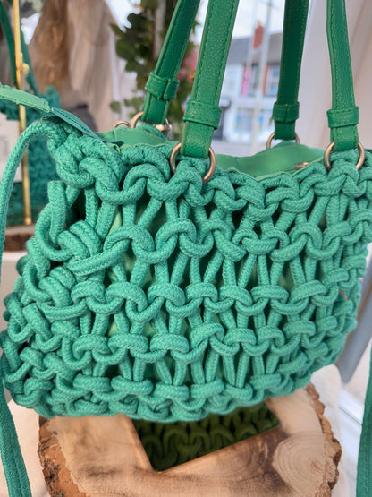 Easy Luxe Knot Handbag - Turquoise