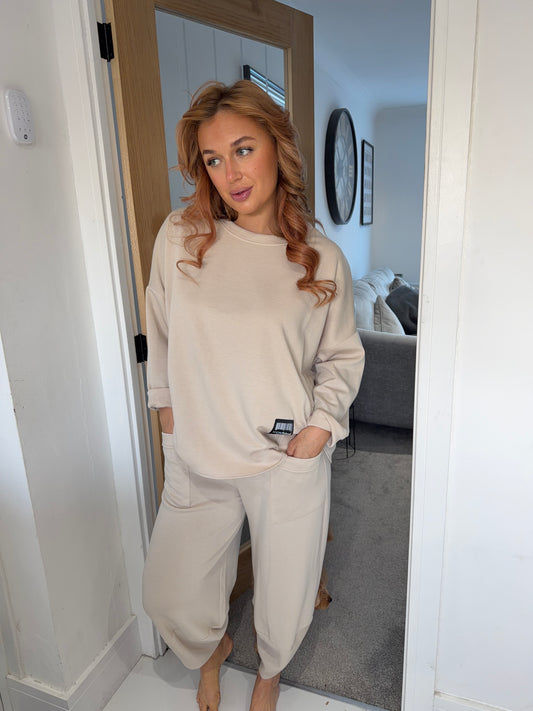 Diane Slouchy Set - Beige