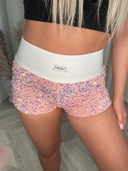 Sequin Groove Shorts