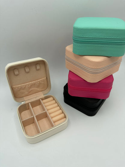 Plain Mini Travel Jewellery Boxes