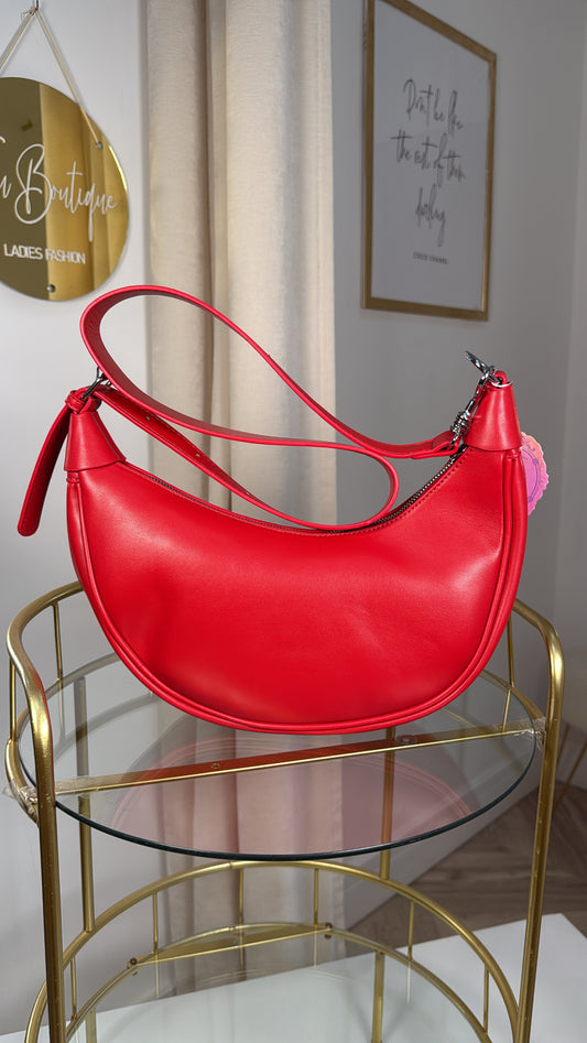 Shoulder Saddle Bag - Red