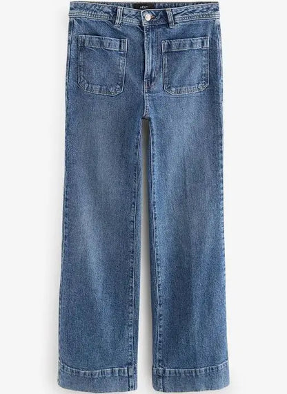 Dark Denim Front Pocketed Jeans
