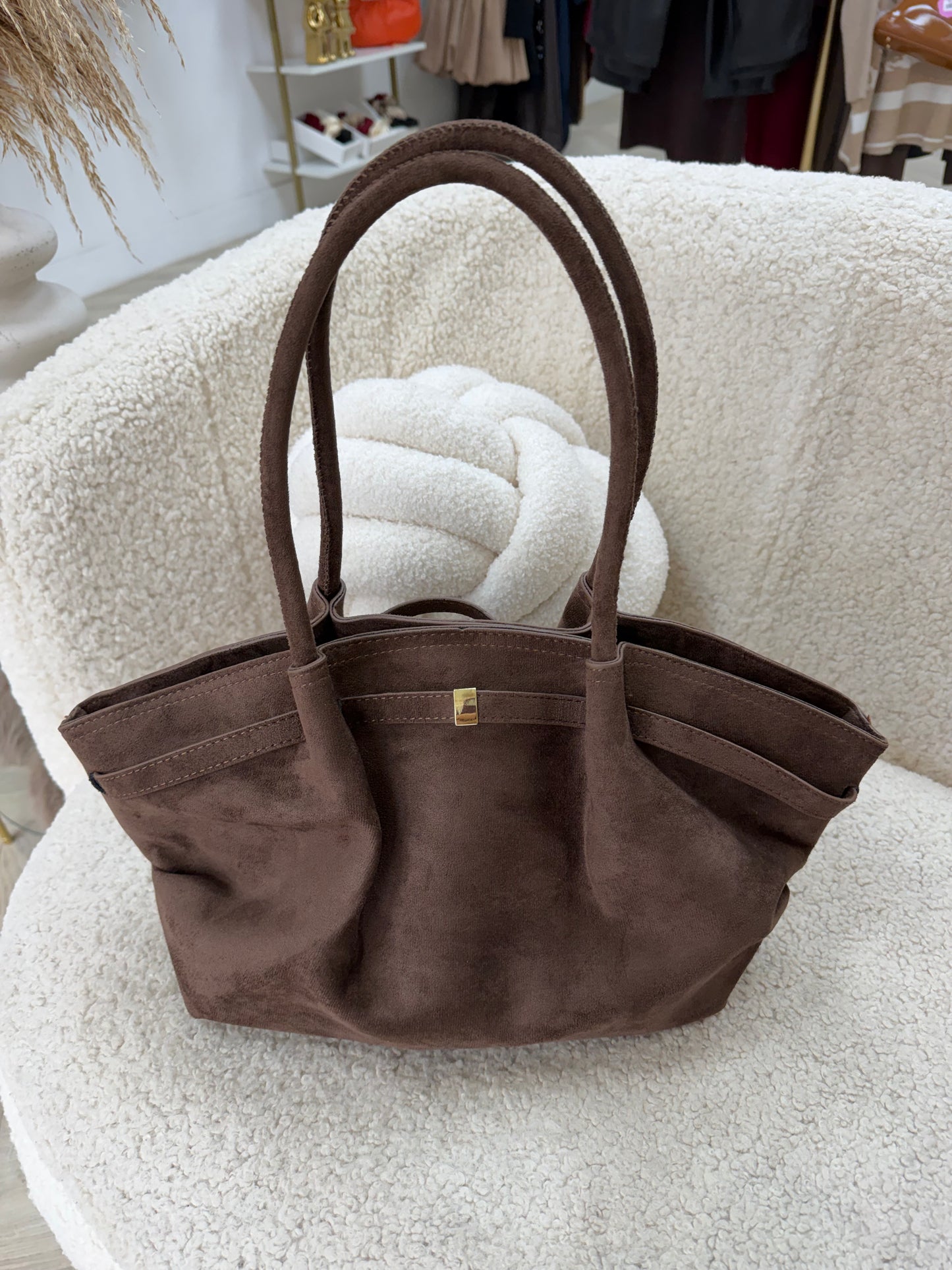 Milan Suede Everyday Tote Bag