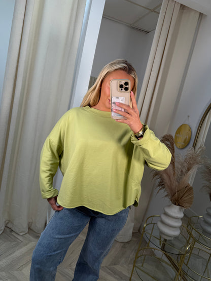 Victoria Sweater - Olive Green