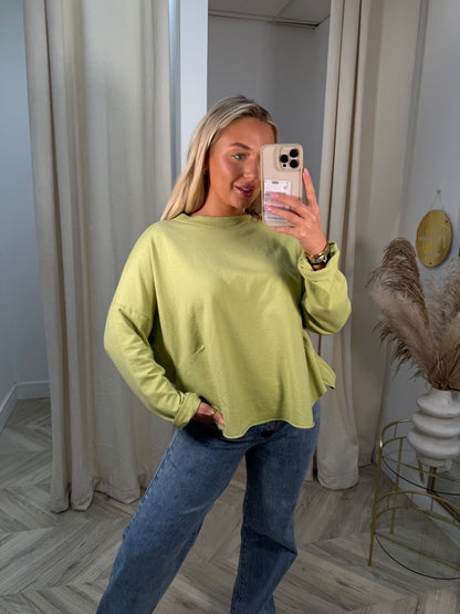 Victoria Sweater - Olive Green