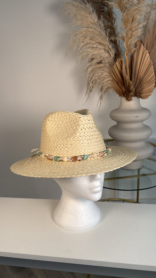 Straw Hat - Beige