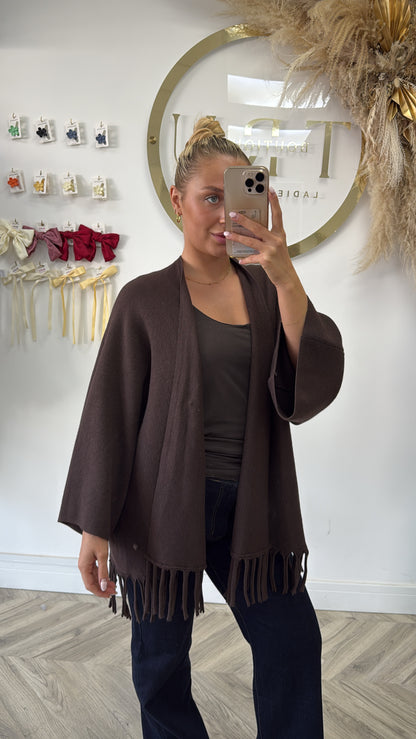 Brown Gabriella Cardigan