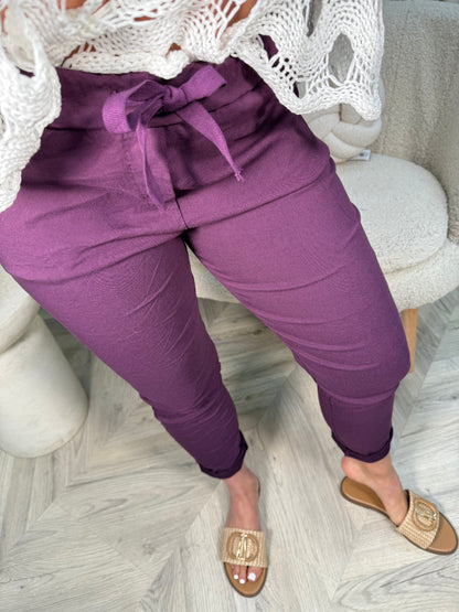 Grape Magic Pants Trousers